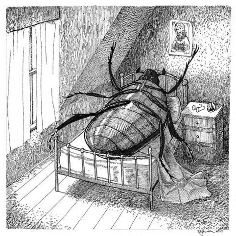 Metamorphosis by Franz Kafka Illustration