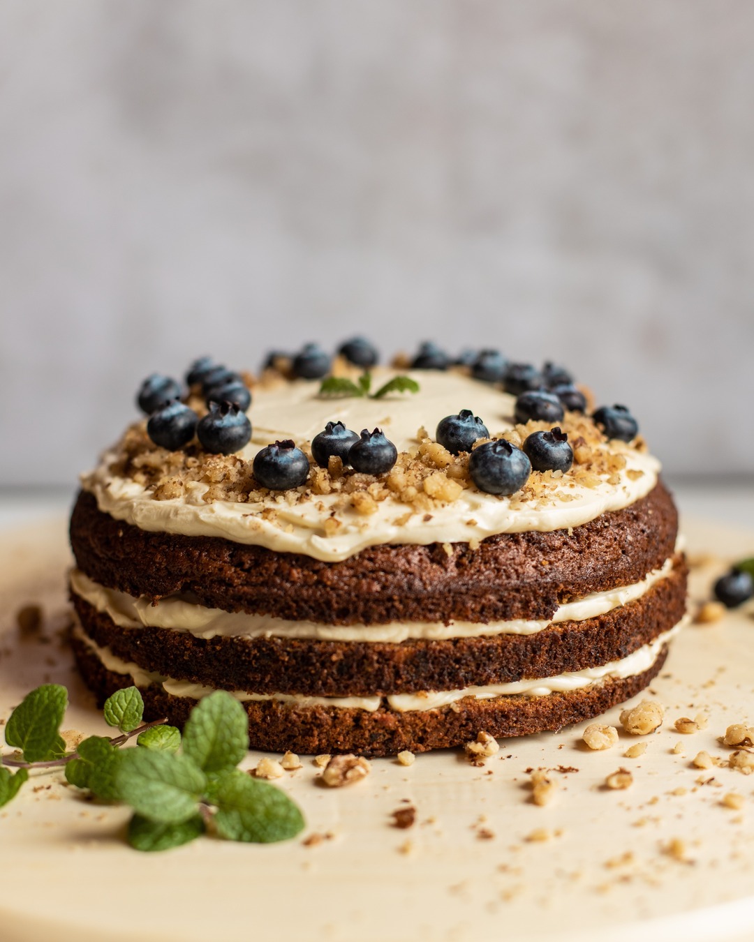 Chocolate Blueberry Cake